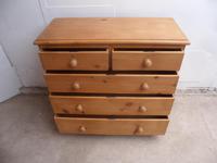 Lovely Victorian Antique Pine Waxed 5 Drawer Chest of Drawers (8 of 11) Lovely Victorian Antique Pine Waxed 5 Drawer Chest of Drawers (8 of 11)