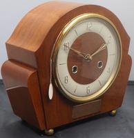 Perivale English Art Deco Walnut 8 Day Striking Mantel Clock (3 of 10) Perivale English Art Deco Walnut 8 Day Striking Mantel Clock (3 of 10)