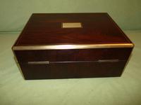 Brass Bound Rosewood Jewellery Box. Plush Interior c.1860 (7 of 11) Brass Bound Rosewood Jewellery Box. Plush Interior c.1860 (7 of 11)