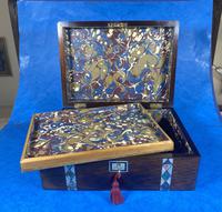 Victorian Rosewood Jewellery Box With Inlay (15 of 15) Victorian Rosewood Jewellery Box With Inlay (15 of 15)