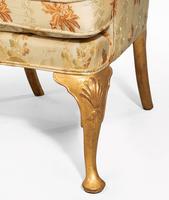 Early 20th Century Giltwood Wing Chair on Well-carved Cabriole Supports (5 of 6) Early 20th Century Giltwood Wing Chair on Well-carved Cabriole Supports (5 of 6)