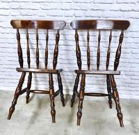 Superb Pair of Windsor Spindleback Side Chairs (4 of 6) Superb Pair of Windsor Spindleback Side Chairs (4 of 6)