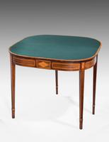 Late 18th Century Mahogany D Shaped Card Table (3 of 6) Late 18th Century Mahogany D Shaped Card Table (3 of 6)