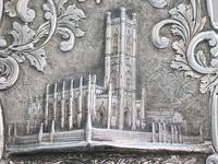 Victorian Silver Castle-top Card Case - St Luke's Church, Liverpool by Nathaniel Mills, Birmingham, 1845 (4 of 12) Victorian Silver Castle-top Card Case - St Luke's Church, Liverpool by Nathaniel Mills, Birmingham, 1845 (4 of 12)