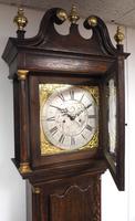 18th Century English Longcase Clock in Oak Case Silver Brass Dial Signed George Ewbank Ealland Yorkshire (8 of 16) 18th Century English Longcase Clock in Oak Case Silver Brass Dial Signed George Ewbank Ealland Yorkshire (8 of 16)
