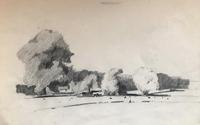 2 original pencil drawings 'Lincolnshire scenes' by Edward Brannan. b.1984. (2 of 2) 2 original pencil drawings 'Lincolnshire scenes' by Edward Brannan. b.1984. (2 of 2)