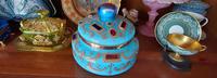 Very Important Rare Large Opaline Glass Box in Turquoise for the Oriental Market (4 of 5) Very Important Rare Large Opaline Glass Box in Turquoise for the Oriental Market (4 of 5)
