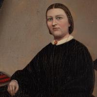 19th Century Swedish School Portrait Of Maria Birgitta, Oil Painting (4 of 10) 19th Century Swedish School Portrait Of Maria Birgitta, Oil Painting (4 of 10)