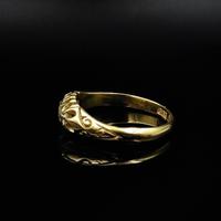 Antique Victorian Old Cut Diamond Three Stone Trilogy 18ct Gold Scroll Ring (6 of 10) Antique Victorian Old Cut Diamond Three Stone Trilogy 18ct Gold Scroll Ring (6 of 10)