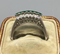 Platinum Set Emeralds & Diamonds Ring (7 of 11) Platinum Set Emeralds & Diamonds Ring (7 of 11)