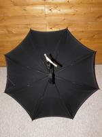 Antique Mother of Pearl Black Canopy Parasol -18 Carat GP W/Vacant Cartouche (4 of 15) Antique Mother of Pearl Black Canopy Parasol -18 Carat GP W/Vacant Cartouche (4 of 15)