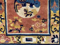 Antique Chinese Ningxia Rug 1.59m x 0.74m (3 of 9) Antique Chinese Ningxia Rug 1.59m x 0.74m (3 of 9)