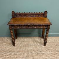 Stunning Carved Oak Victorian Antique Hall Table (5 of 8) Stunning Carved Oak Victorian Antique Hall Table (5 of 8)