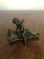 Quality Antique Bronze Cupid Figure Signed Ferrand (4 of 4) Quality Antique Bronze Cupid Figure Signed Ferrand (4 of 4)