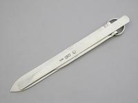 Silver "Apperley's Patent" Combination Bookmarker Leaf Holder & Paper Knife, by Sampson Mordan & Co, London, 1902 (7 of 10) Silver "Apperley's Patent" Combination Bookmarker Leaf Holder & Paper Knife, by Sampson Mordan & Co, London, 1902 (7 of 10)