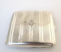 Handsome George V silver cigarette case Joseph Gloster Birmingham 1924 (7 of 12) Handsome George V silver cigarette case Joseph Gloster Birmingham 1924 (7 of 12)