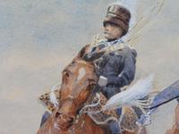 Pair of Victorian Watercolours The Hussars Artist George Clark (6 of 10) Pair of Victorian Watercolours The Hussars Artist George Clark (6 of 10)