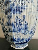 Imposing 19th Century Dutch Delft Blue & White Vase & Cover (4 of 15) Imposing 19th Century Dutch Delft Blue & White Vase & Cover (4 of 15)
