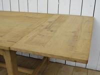 Antique Bleached Oak Extending Dining Table (7 of 10) Antique Bleached Oak Extending Dining Table (7 of 10)