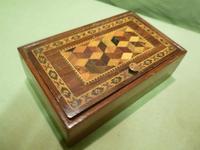 Genuine Tunbridge Ware Box. 100% Original. c1875 (2 of 9) Genuine Tunbridge Ware Box. 100% Original. c1875 (2 of 9)