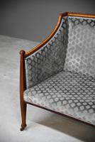 Mahogany & Satinwood Small Sofa (6 of 11) Mahogany & Satinwood Small Sofa (6 of 11)