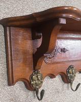 Carved Oak Continental Hanging Rack (5 of 10) Carved Oak Continental Hanging Rack (5 of 10)