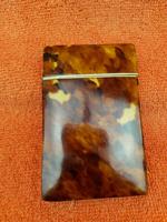 Antique Faux Tortoise Shell Card Case C1880 19th Century (2 of 8) Antique Faux Tortoise Shell Card Case C1880 19th Century (2 of 8)