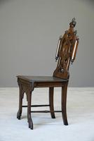 Victorian Gothic Revival Oak Hall Chair (8 of 12) Victorian Gothic Revival Oak Hall Chair (8 of 12)