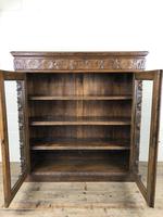 Victorian Glazed Oak Cabinet with Carved Detail (6 of 10) Victorian Glazed Oak Cabinet with Carved Detail (6 of 10)