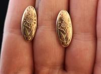 Antique 9ct Rose Gold Cufflinks, Sunflower (4 of 9) Antique 9ct Rose Gold Cufflinks, Sunflower (4 of 9)
