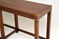 Antique Mahogany Military Campaign Style Console Table (4 of 8) Antique Mahogany Military Campaign Style Console Table (4 of 8)