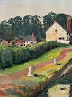'Lapworth Canal, Warwickshire' Exceptional Vintage Oil on Canvas Painting c1960 (9 of 13) 'Lapworth Canal, Warwickshire' Exceptional Vintage Oil on Canvas Painting c1960 (9 of 13)