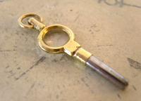 Antique Pocket Watch Chain Fob 1890 Victorian Brass & Steel Swivel Key Size 7 (4 of 9) Antique Pocket Watch Chain Fob 1890 Victorian Brass & Steel Swivel Key Size 7 (4 of 9)