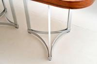 Merrow Associates Rosewood & Chrome Dining Table by Richard Young (11 of 14) Merrow Associates Rosewood & Chrome Dining Table by Richard Young (11 of 14)