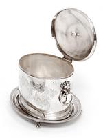 Antique Horace Woodward & Co Silver Plated Biscuit or Trinket Box (5 of 6) Antique Horace Woodward & Co Silver Plated Biscuit or Trinket Box (5 of 6)