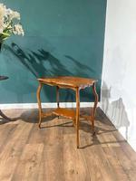 Edwardian Mahogany Window Table