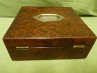 Amboyna Jewellery – Table Box. C1890 (5 of 10) Amboyna Jewellery – Table Box. C1890 (5 of 10)