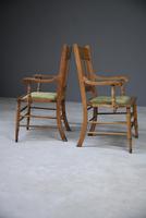 Pair Country Style Carver Chairs (6 of 12) Pair Country Style Carver Chairs (6 of 12)