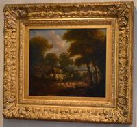 Fine cottage scene oil painting (7 of 9) Fine cottage scene oil painting (7 of 9)