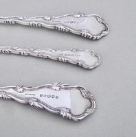 Cased Victorian silver plated fruit serving set by Lee & Wigfull, Sheffield c.1900 (5 of 5) Cased Victorian silver plated fruit serving set by Lee & Wigfull, Sheffield c.1900 (5 of 5)