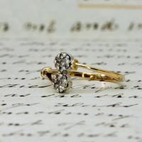 The Vintage Paired Flowers Fourteen Diamond Ring (3 of 6) The Vintage Paired Flowers Fourteen Diamond Ring (3 of 6)