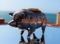 Rare Beautiful Victorian White Metal Novelty Pig Pen Wipe c.1900 (3 of 12) Rare Beautiful Victorian White Metal Novelty Pig Pen Wipe c.1900 (3 of 12)