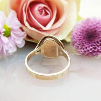 Vintage 9ct Yellow Gold Opal Triplet Ring in the Art Nouveau Style (5 of 6) Vintage 9ct Yellow Gold Opal Triplet Ring in the Art Nouveau Style (5 of 6)