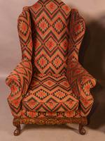 Very Good Pair of Wing Armchairs in the style of George II (14 of 15) Very Good Pair of Wing Armchairs in the style of George II (14 of 15)