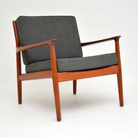 Pair of Danish Teak Vintage Armchairs by Grete Jalk (7 of 11) Pair of Danish Teak Vintage Armchairs by Grete Jalk (7 of 11)