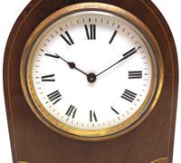 Impressive Thin Mahogany Edwardian Lancet Clock Timepiece Mantel Clock (6 of 11) Impressive Thin Mahogany Edwardian Lancet Clock Timepiece Mantel Clock (6 of 11)