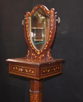 Antique Dutch Marquetry Vanity Hat Stand - Mirror (4 of 19) Antique Dutch Marquetry Vanity Hat Stand - Mirror (4 of 19)