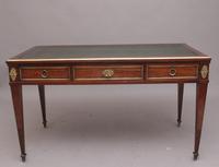 19th Century French Mahogany Writing Table