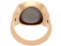 Banded Agate & 14ct Yellow Gold Intaglio Ring - Antique c.1820 (5 of 9) Banded Agate & 14ct Yellow Gold Intaglio Ring - Antique c.1820 (5 of 9)