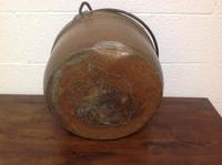 Very Fine 19th Century French Perigordain Copper Cauldron with Cast Iron Handle VGC Plant Holder, Tress Planter Urn (7 of 7) Very Fine 19th Century French Perigordain Copper Cauldron with Cast Iron Handle VGC Plant Holder, Tress Planter Urn (7 of 7)